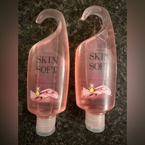 SKIN SO SOFT & SENSUAL Avon Bath Gel Set of 2 Argan Oil Floral Scent